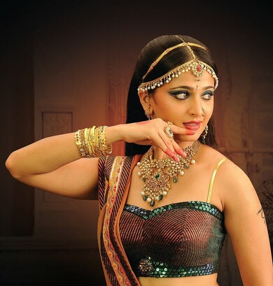Actress Anushka Shetty in Saree