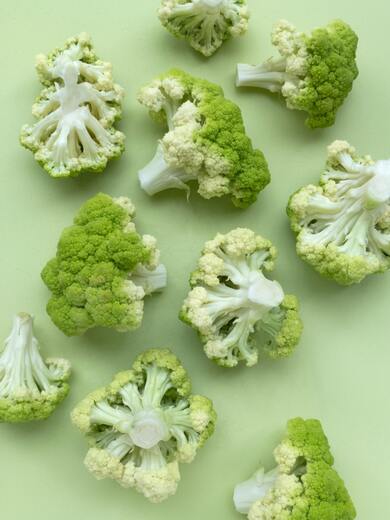 Cauliflower Vegetable Background Photo