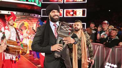 WWE Indian Wrestler Jindar Mahal in Suit