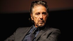 Actor Al Pacino In Black Suit