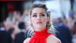 Amber Heard Actress in Red Dress