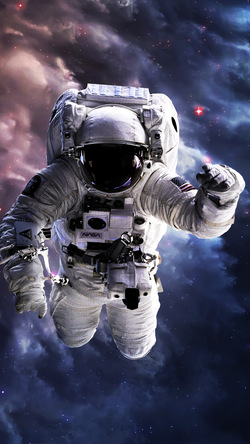 Astronaut Cosmos Mobile Photo