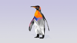 Beautiful Penguin Art 4K