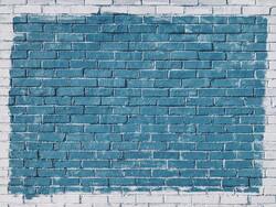 Blue Color Abstract Wall Background Wallpaper