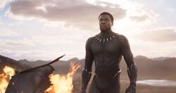 Chadwick Boseman in Black Panther Action Movie