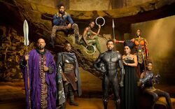 Chadwick Boseman in Black Panther Movie Photo