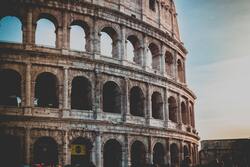 Colosseum During Golden Hour