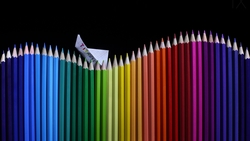Colourful Pencils Creative Art