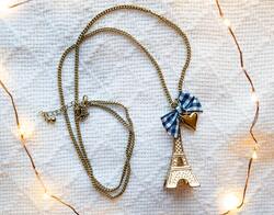 Eiffel Tower Pendant With Chain