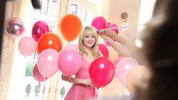 Emma Stone With Balloons American Actress 5K