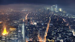 Gotham City Fictional City at Night 4K