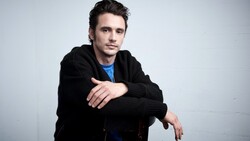 James Franco Sitting on The Chair for Photoshoot