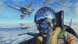 Jet Fighter Pilot 4K Wallpaper