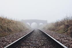 Railway Track Morning Photography