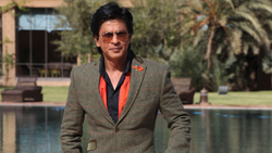 Shahrukh Khan Standing Near Swimming Pool