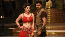 Vijay And Hansika in Puli Movie Song