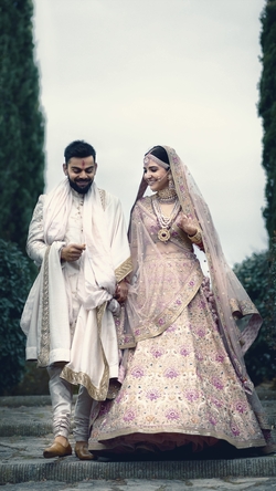Virat and Anushka Wedding Wallpaper