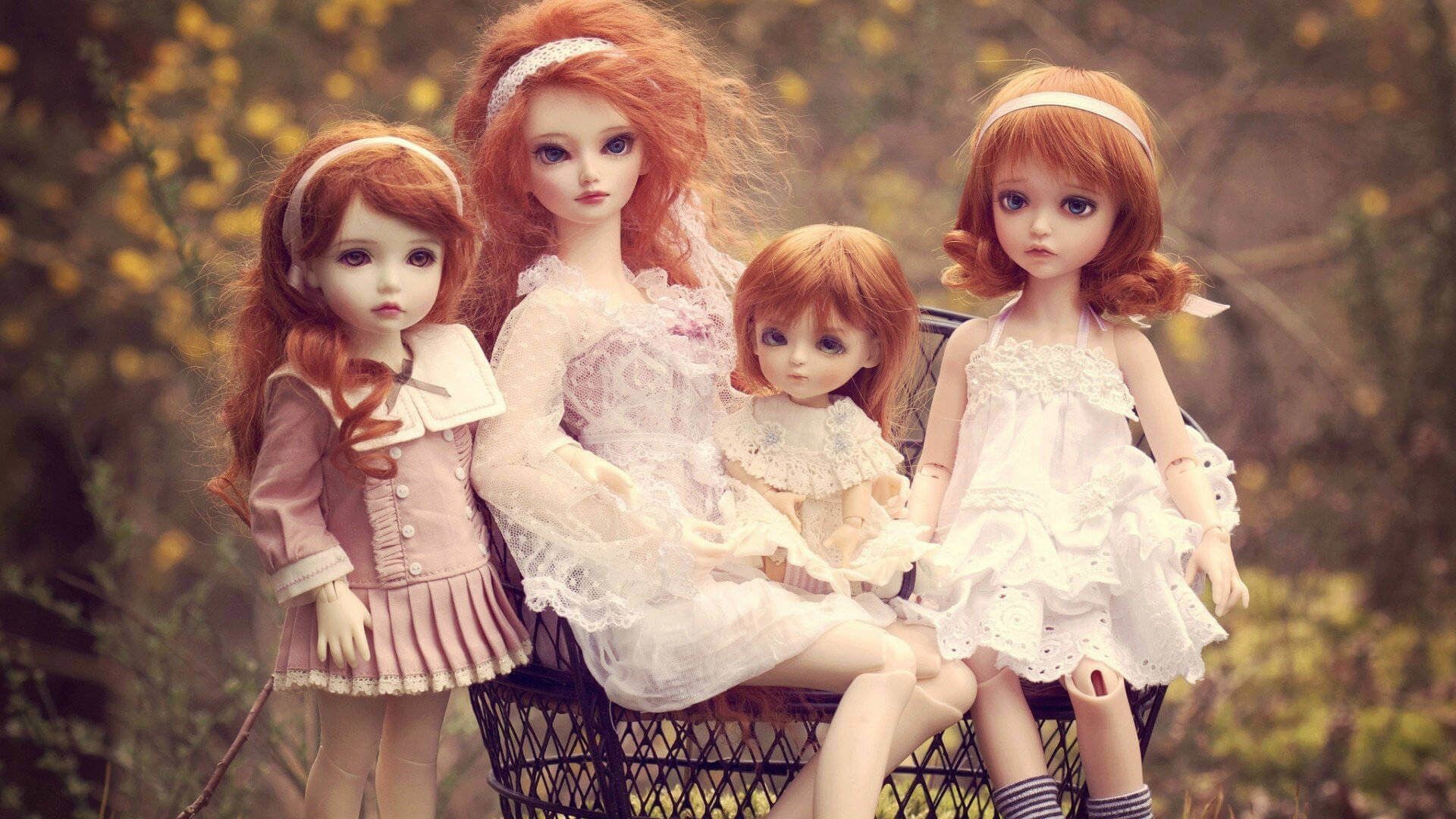 Cute Four Baby Doll | 1920x1080 resolution wallpaper