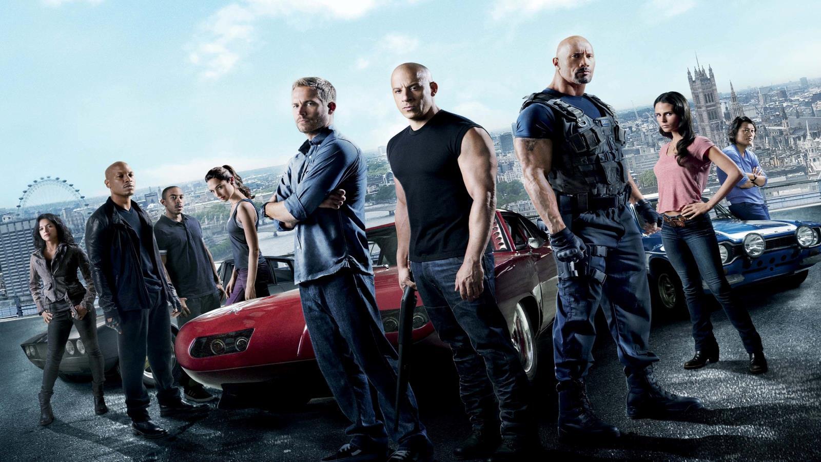 Dwayne Johnson With Fast And Furious Team  Wallpapers Share