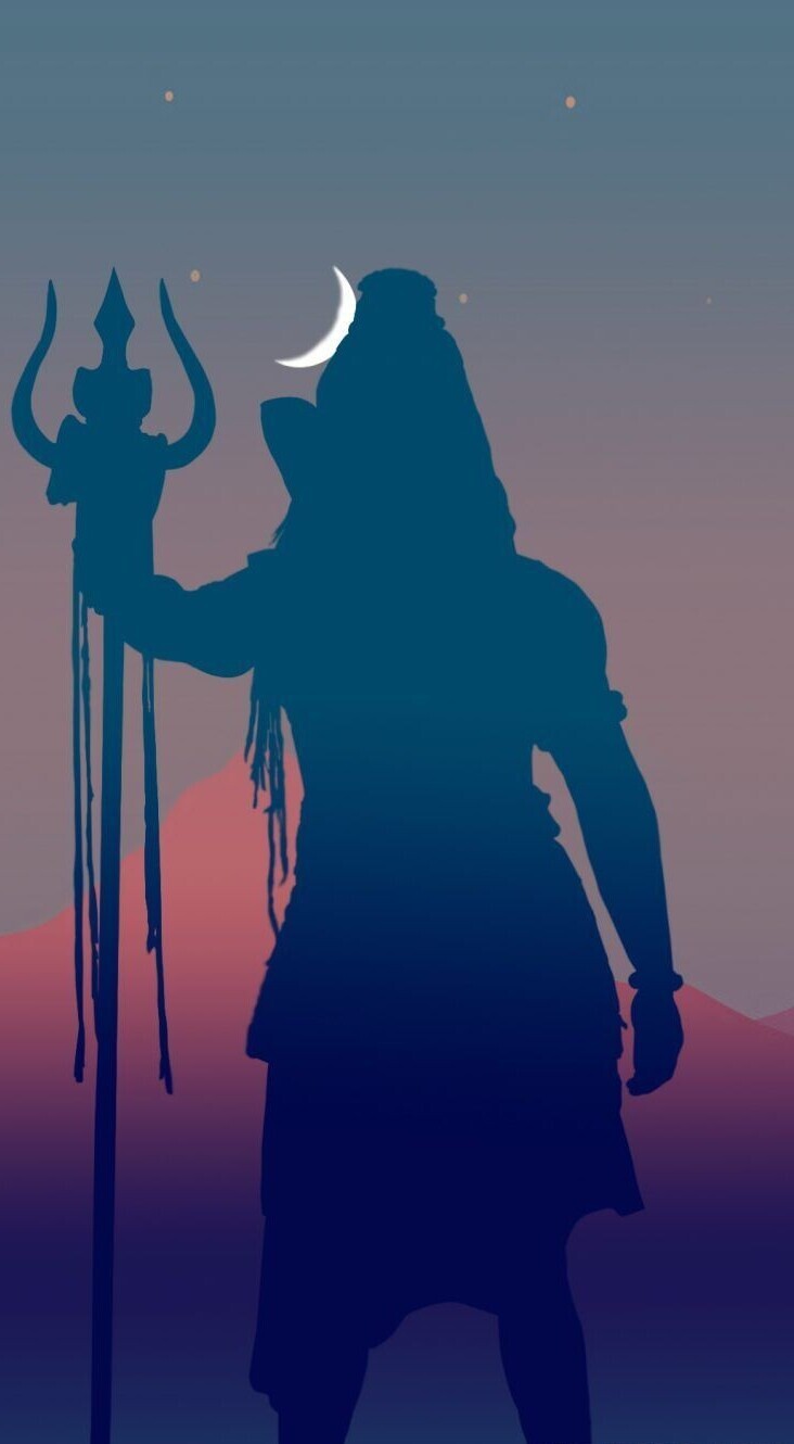 God Shiva Shadow Mobile Image | Wallpapers Share