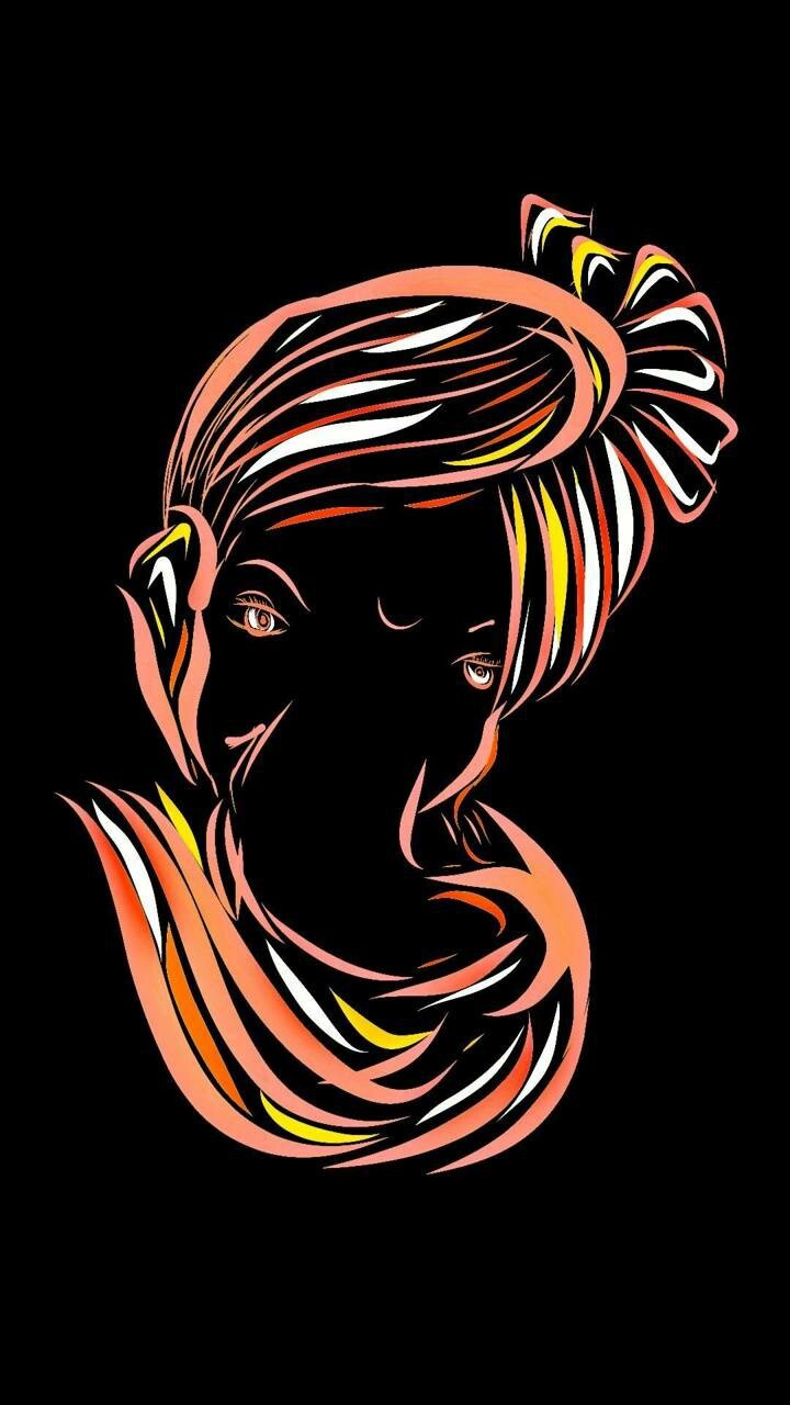 Lord Ganesha Mobile Black Background | 720x1280 resolution wallpaper