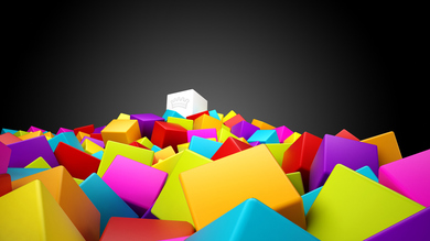 3D Colorful Squares