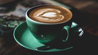 3D Mug Filled With Coffee