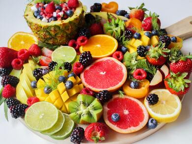 A Plate of Fruits Salad