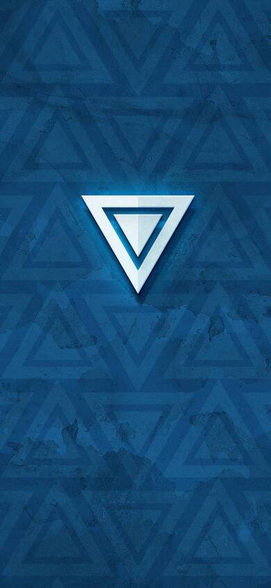 Abstract Triangle Blue Background