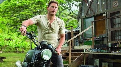 Actor Chris Pratt in Jurassic World Movie