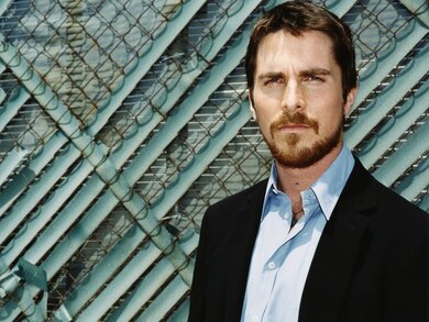 Actor Christian Bale In Formal Suit