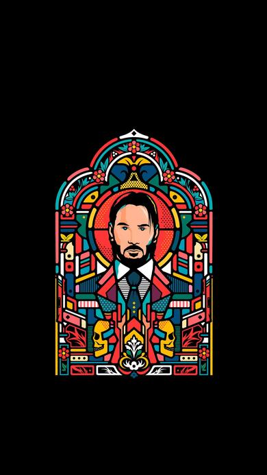 Actor John Wick Creative Mobile Pic