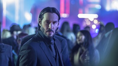 Actor Keanu Reeves in John Wick 3 Movie