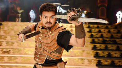 Actor Vijay in Puli Movie Scene