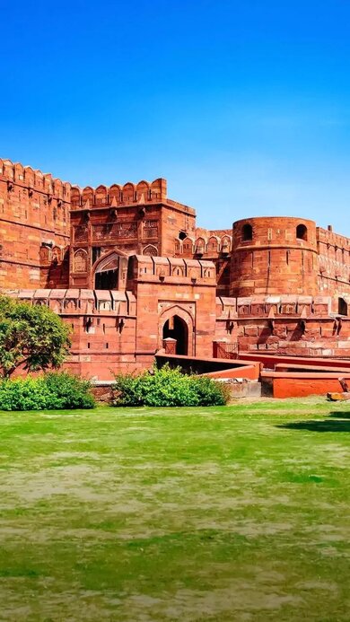 Agra Fort Castle in India