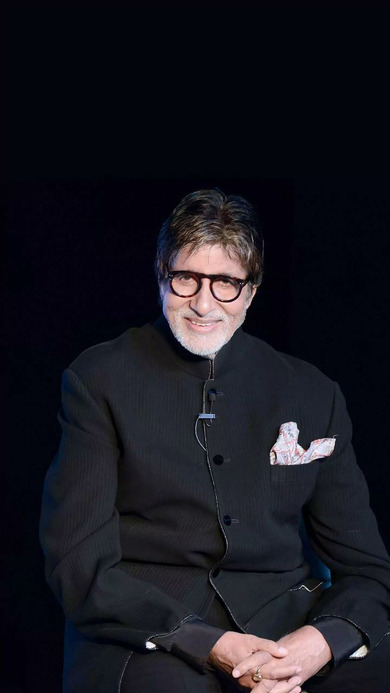 Amitabh Bachchan Smile Face Mobile Pic