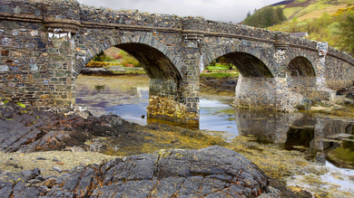 Arch Bridge on Water