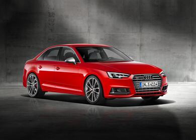 Audi S4 Red Sedan Car