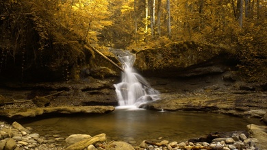 Autumn Waterfall