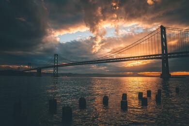 Beautiful Bridge on Water Wallpaper