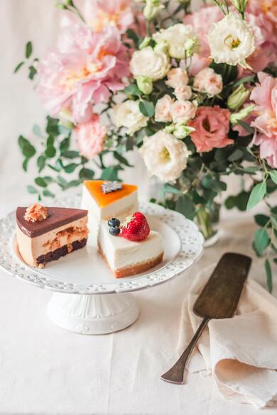 Beautiful Cake Slices Image