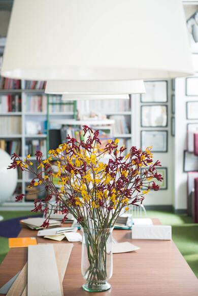 Beautiful Desk Flowers