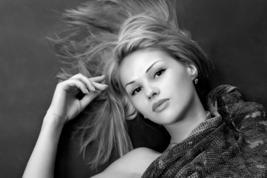 Beautiful Girl Black And White Photography