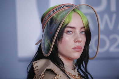 Beautiful Hairstyle of Singer Billie Eilish