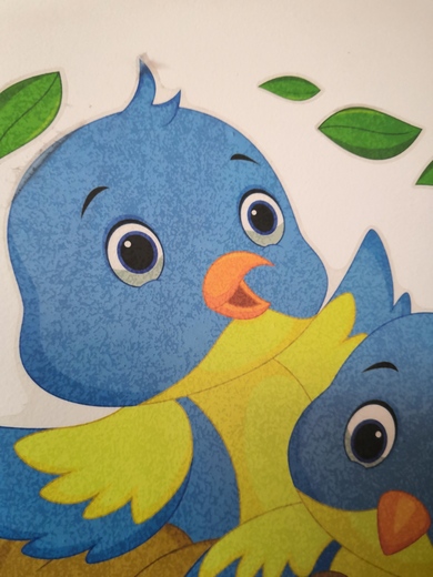 Birdy Cartoon Painting