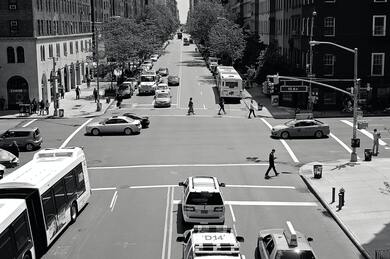 Black And White City Pic