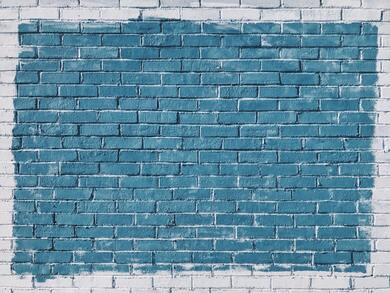 Blue Color Abstract Wall Background Wallpaper