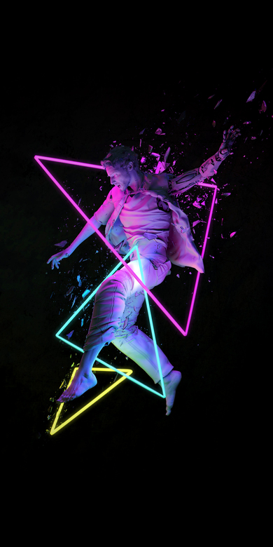 Boy Dancing 3D Photo