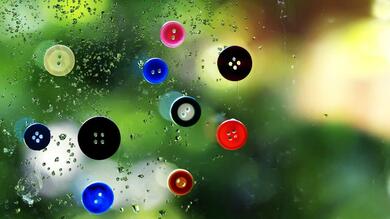 Buttons on Glass Creative Pic