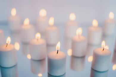 Candles Decoration on Festival